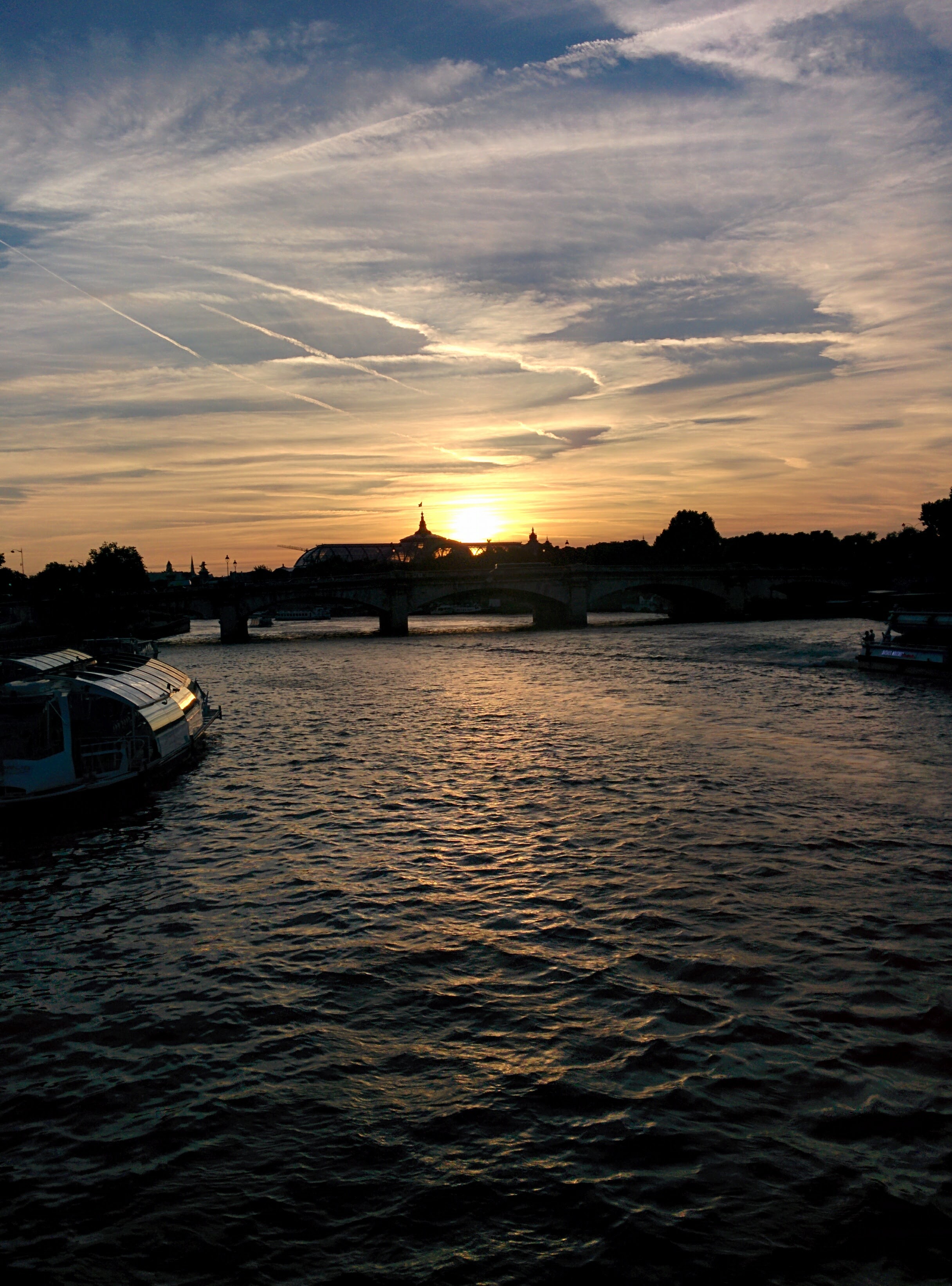Sunset from the WCEU dinner boat
